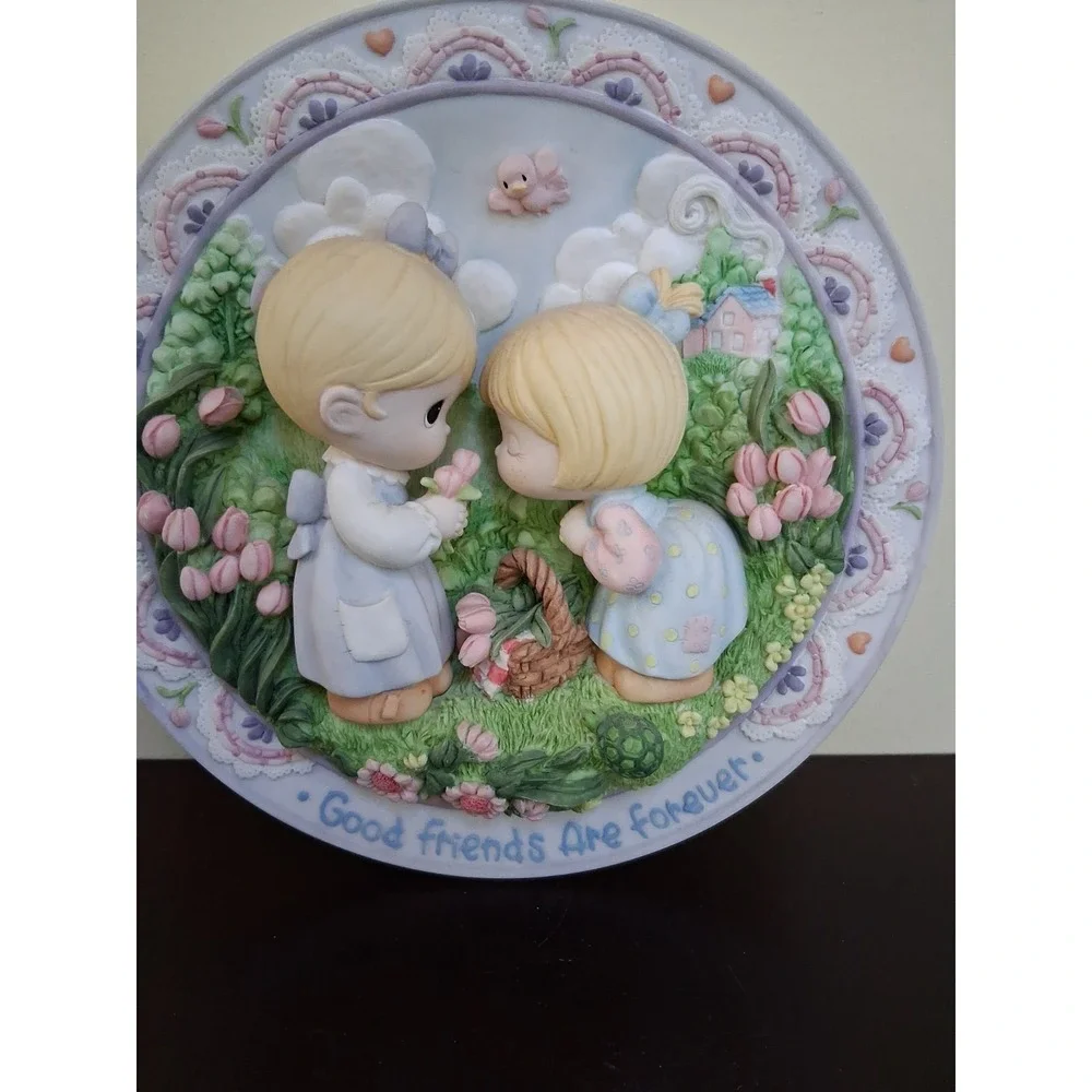 Precious Moments 'Good Frien Are Forever' Plate by Sam Butcher LTD Edition 1996